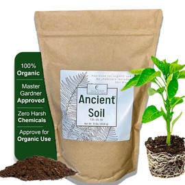 Elm Dirt Premium Ancient Soil for All Plants - Organic Plant Soil for Outdoor Plants & Indoor Plant Soil | Garden Soil for Plant Nutrients Growth & Protect your Plants Bugs - Roots Organic Soil, 10lbs