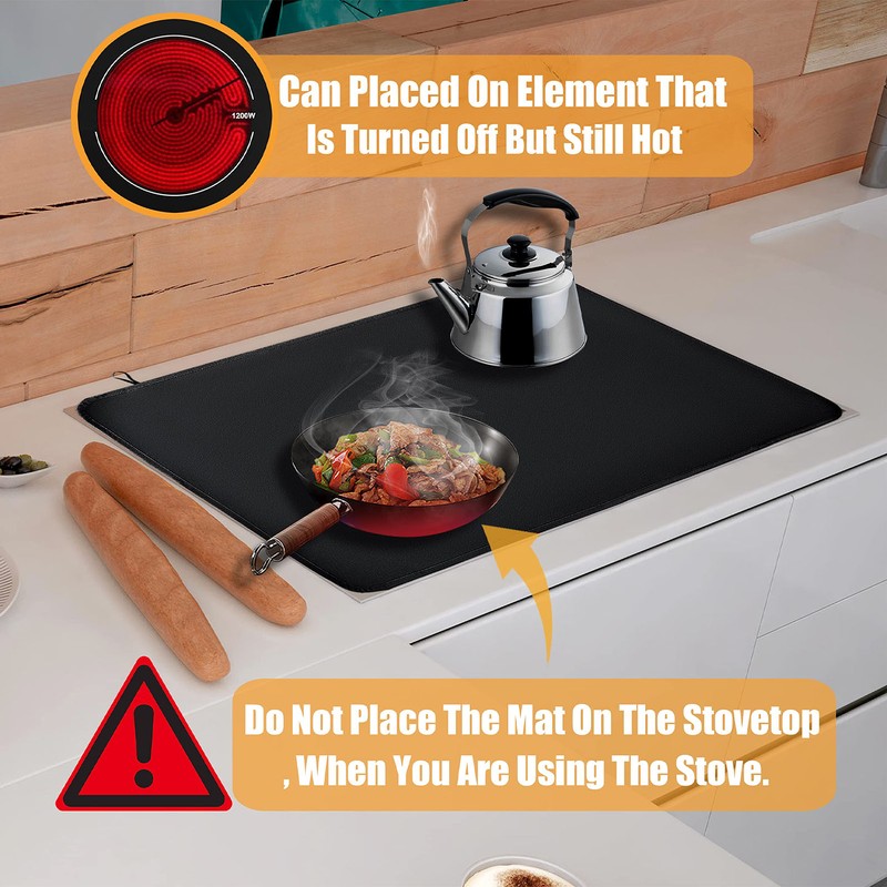 Glass Stove Top Cover Heat Insulation Oil Proof Ceramic Top