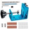 Pocket Hole Jig Kit with Drill Guide Joint Pocket Hole