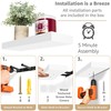 Sorbus Floating Shelves for Wall, Bathroom Shelves Wall Mounted for