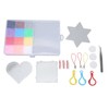 Kids Fuse Beads Kit 2.6mm 12 Colors Quadrate Heart Hexagonal