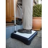 LA STURDY Non Slip Outdoor/Indoor Half Door Step, 19.25x15.5x4in, 440lbs