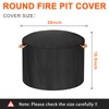 Fire Pit Cover for Solo Stove Yukon 27 Inch，Firepit Covers