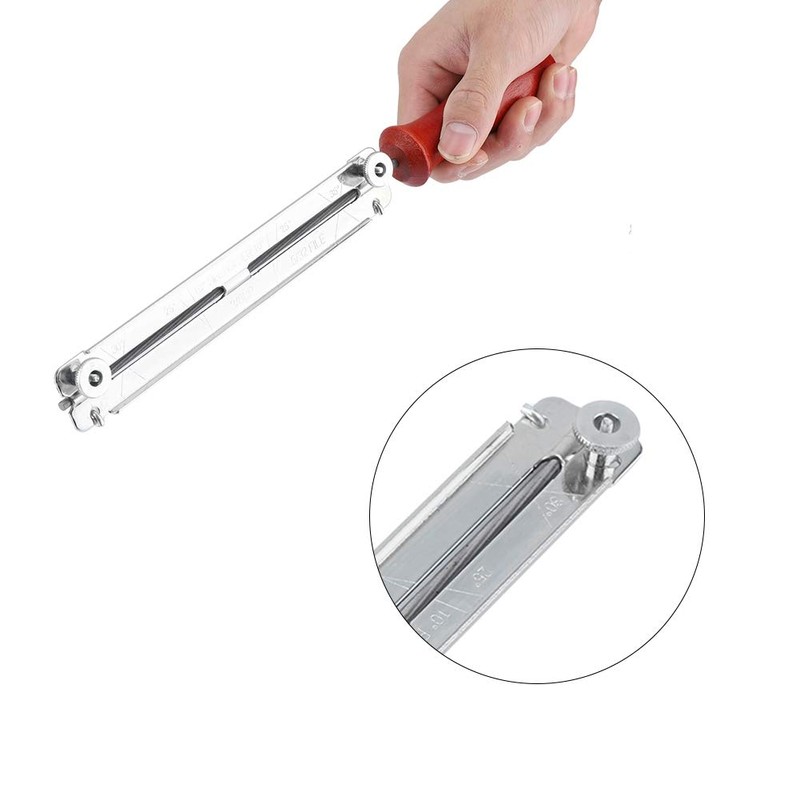 Salinr File Holder, 0.16/0.19/0.2 inches (4.0/4.8/5.5 mm), Chain Saw Sharpener