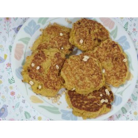 Homemade Flourless Banana Oat Pancakes.No Sugar Added.*Eggless Option Available - Chocolate Chips, With eggs