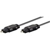 Lichwellenleiterkabel 1,5m Toslinkstecker Toslinkstecker ø 2,2 mm 1,5m