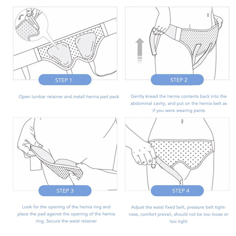 Hernia Belt Truss Adjustable Professional Relieve Discomfort Nylon Inguinal Hernia
