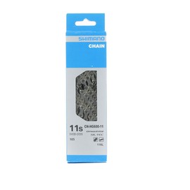 Cicli Bonin Unisex Adult Shimano 11 Speed 105 Cn-Hg600 Hg-X11 Bicycle Chains - Silver, One Size