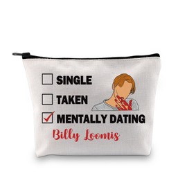 PYOUL Horror Movie Inspired Gift Mentally Dating Billy L Makeup Bag - Cosmetic Bag for Billy L Fans
