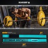 BEAR GRIP Straps - Premium Neoprene Padded, Double Stitched Heavy