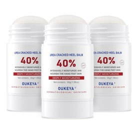 OUKEYA Urea Cream Stick 40 Percent,Heel Balm,Hand Cream and Foot Cream for Dry Cracked,Cracked Heel Treatment,Avoid Frostbite,40 Percent Urea Lotion for Feet Maximum Strength, 3 PACK