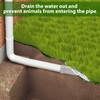 2 Pack Gutter Downpipe Extension for DN100 & DN110 &