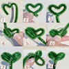 HHSarioneiro 550 Pcs Pipe Cleaner Flower Kit, Pink Complete DIY