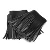 Saddlebag Tassels Leather, KIMISS 2pcs Motorcycle Saddle Bags with Fringe,