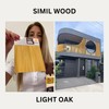 Venier Wood Like Paint Garage Doors (Light Oak) - Furniture