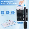 hygger 10 Pack Replacement Aquarium Carbon Filter Cartridges Hang On