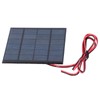 2Pcs Mini Solar Power Module Epoxy Panel with 100cm Cable