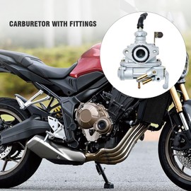 laffoonparts CT70 Carburetor Carb with Throttle Cable & Air Filter Replacement for Honda CT70 CT70H CT 70 K0 K1 K2 K3 1969-1977 Trail Bike Engines