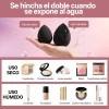 67pcs Brochas Maquillaje Profesional Esponjas Neceseres Rosa