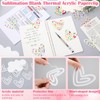 libfrnt 20 Pack Sublimation Paper Clips 3.1 x 2.7 inch