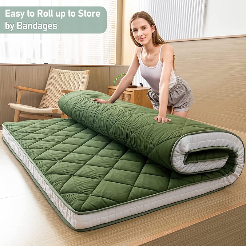MAXYOYO Japanese Floor Futon Mattress, Extra Thick Mattress Topper Twin