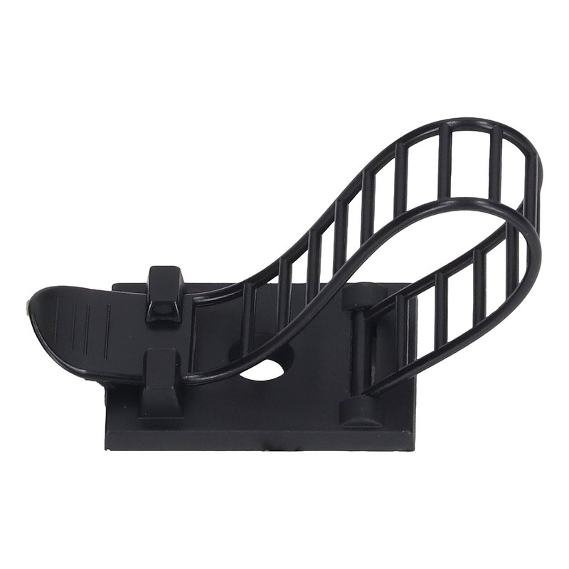 100Pcs Adhesive Cable Management Clips Adjustable Nylon Strap Ties Wire