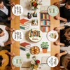 60 Pcs Book Club Decorations Group Therapy Paper Plates