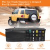 Car Trunk Organizer Compatible with Toyota FJ Cruiser 2007-2021, Multifunctional