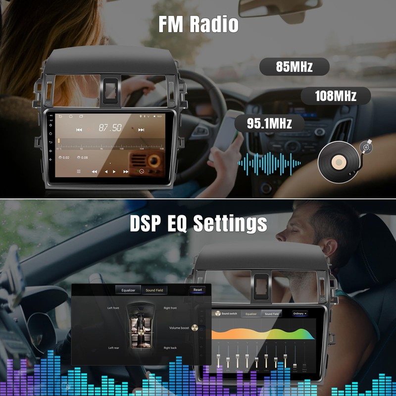 Leadfan Carplay for Toyota Corolla 2009-2013 Car Radio Wireless CarPlay