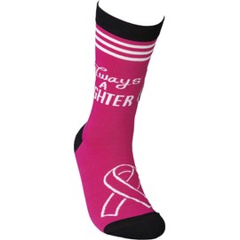 Primitives by Kathy LOL Made You Smile Silly Socks, Always a Fighter