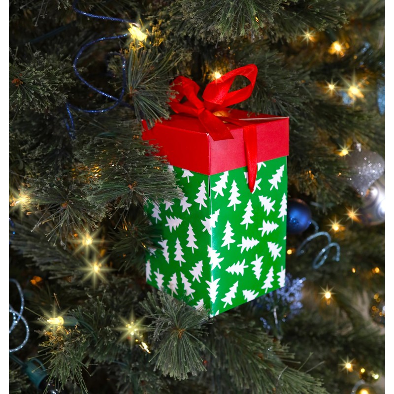 Iconikal 6-Inch Christmas Candles Gift Set, 6-Pack, Easy Fold Open