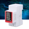 AC Digital Display Meter Rail Type Power Voltmeter Energy Reset