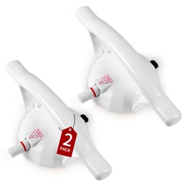 OCINONE Grab Bars for Bathtubs and Showers, 2 Pack 500 LBS Suction Shower Handle, Shower Safety Grab Bars, No Drilling Removable Bathroom Safety Grip, Shower Safety Bars for Seniors and Elderly