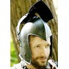 Queen Armour Medieval Barbuta Helmet Knight Templar Crusader Armour Helmet