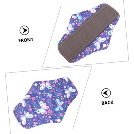 Mobestech Washable Feminine Bamboo Charcoal Sanitary Napkins Reusable Absorbent Perfect for Light Periods