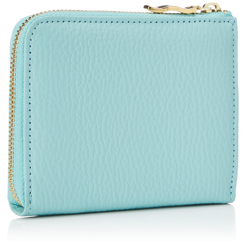 Mozu 16104 L-Shaped Zipper, Thin Mini Wallet, Unisex, Unisex, Bifold