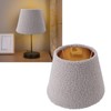 Table Lamp Shade Plush Cloth Tapered Simple Exquisite Lampshade for