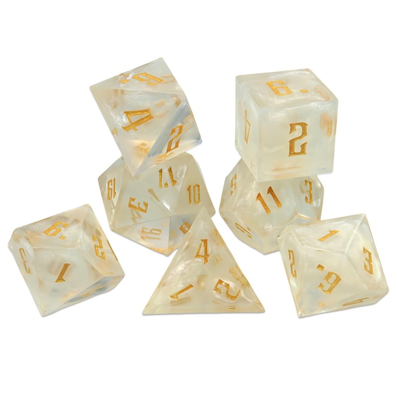 DND Liquid Dice Set Polyhedral Dice for Dungeons & Dragons