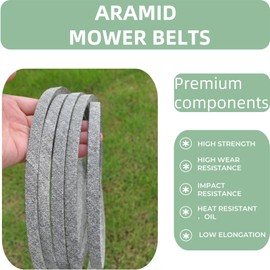 SWHSMLB 954-0467A 954-0467 754-0467 112-0301 754-0467A Mower Belt,Drive Belt, Aramid Cord, 0.65 X 90.80 in,for MTD Cub Cadet LTX 1040 Troy Bilt Toro LX460 Craftsman LT2000