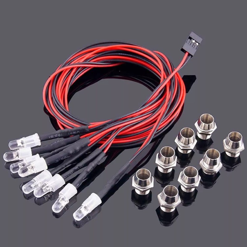 Universal RC LED Light Kit Truck Lights Headlights Taillight RC