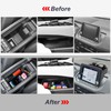Neepiar 3PCS Center Console Organizer Compatible with 2021-2025 Nissan Rogue