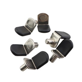 ZQIY 30PCS Shelf Support Nails Diameter 6mm Metal Shelf Pin Anti Slip Board Holder Pegs Suitable for Cabinet/Bookshelves/Furniture/Wardrobes