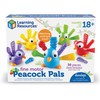 Learning Resources Fine Motor Peacock Pals - 5 Pieces, Ages