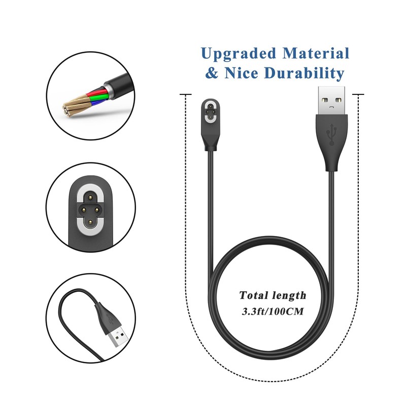 Meliya USB Charging Cable for Shokz OpenSwim Pro S710, Open-Ear