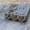 PAVELS R Necklace with Pendant Letter Chain Silver 925 Heart
