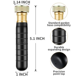 GlückMarine Small Drain Cleaning Bladder fits 1 to 2 Inch Drain Pipes unclogs Stubborn Blockages in Kitchen Sink Bathtub Main Drain and Sewer Line with Water Power