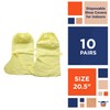 EZGOODZ Disposable Shoe Covers for Indoors, 20.5 Inch Tall. 10