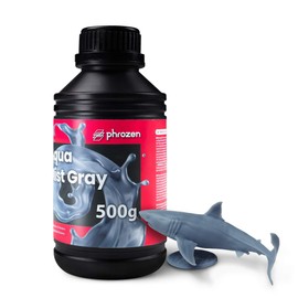 phrozen Aqua 3D Printer Resin [Mist Gray], 405nm DLP LCD UV-Curing Photopolymer Resin for General Modeling, Prototyping, High Precision Printing, Consumer Series (500G)