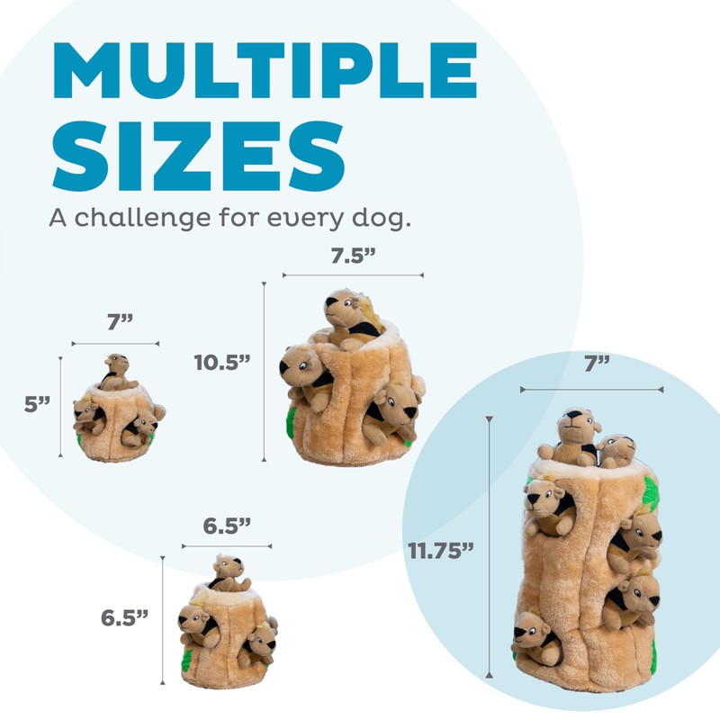 Outward Hound Hide-A-Squirrel Dog Toy – Interactive 2‑in‑1 Plush Puzzle