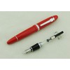 Jinhao 159 - Pluma estilográfica roja con convertidor de tinta